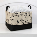 Fabric Drawstring Storage Bin, Dustproof Large Capacity Storage Basket for Clothes & Comforters 12''x16''x12''