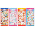 4pcs 3D Embossed Miniature Food Play Stickers, Cute Bean Stickers, Clear K-pop Deco Stickers, Kids Cartoon Journal DIY Craft Decals