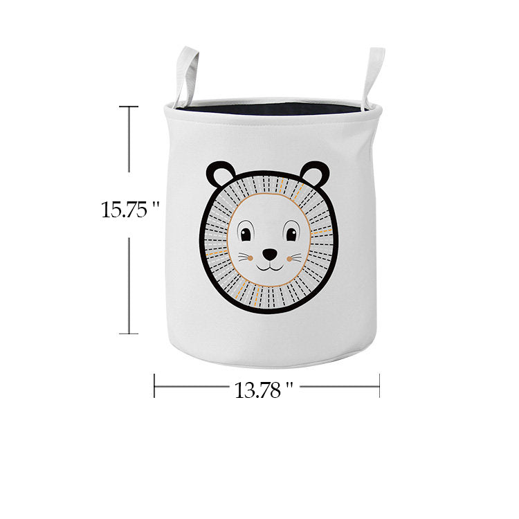 3-Layer Foldable Fabric Storage Basket, Collapsible Toy Storage Bin for Kids Toys