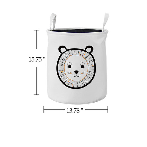 3-Layer Foldable Fabric Storage Basket, Collapsible Toy Storage Bin for Kids Toys