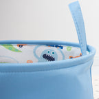 3-Layer Thick Fabric Toy Storage Bin, Collapsible Large Capacity Organizer Basket for Kids Playroom 13.78" × 17.72" × 15.75"