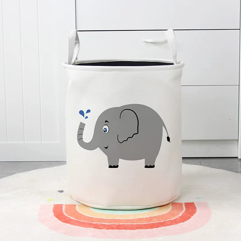 3-Layer Foldable Fabric Storage Basket, Collapsible Toy Storage Bin for Kids Toys