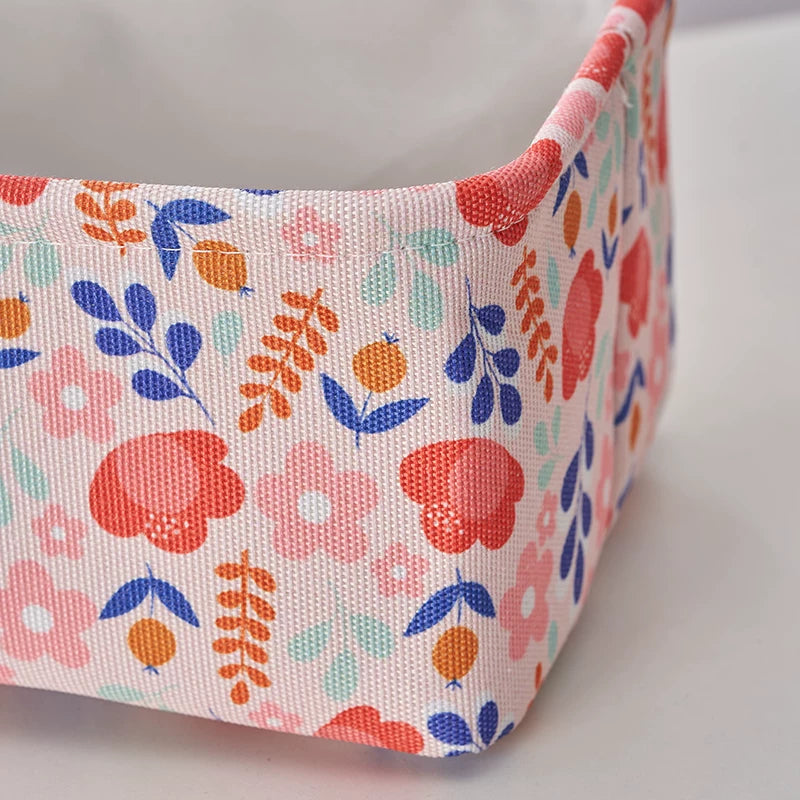 4pcs 3-Layer Fabric Storage Box, Thickened Storage Bin, Desktop Organizer for Underwear & Socks 11.8" × 7.9" × 4.7"