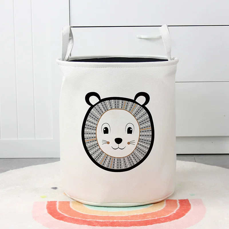 3-Layer Foldable Fabric Storage Basket, Collapsible Toy Storage Bin for Kids Toys